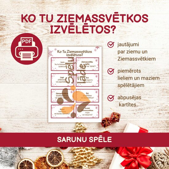 KO TU ZIEMASSVĒTKOS IZVĒLĒTOS?